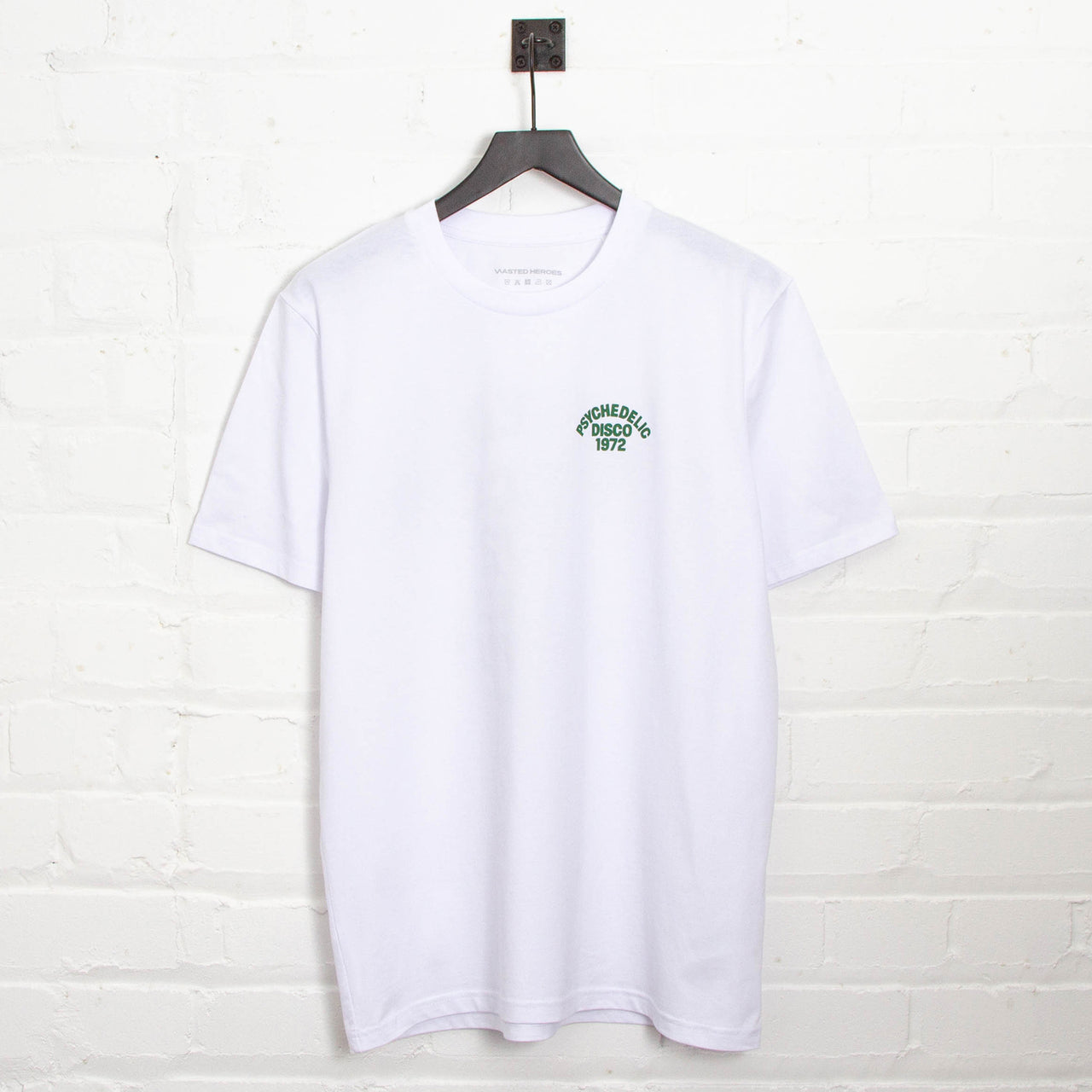 Crest 1972 Psychedelic Disco - Tshirt - White Green