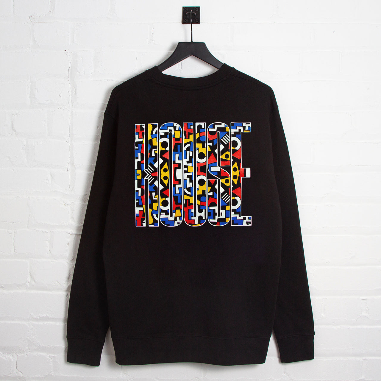 Bepop Higher House Back Print - Sweatshirt - Black