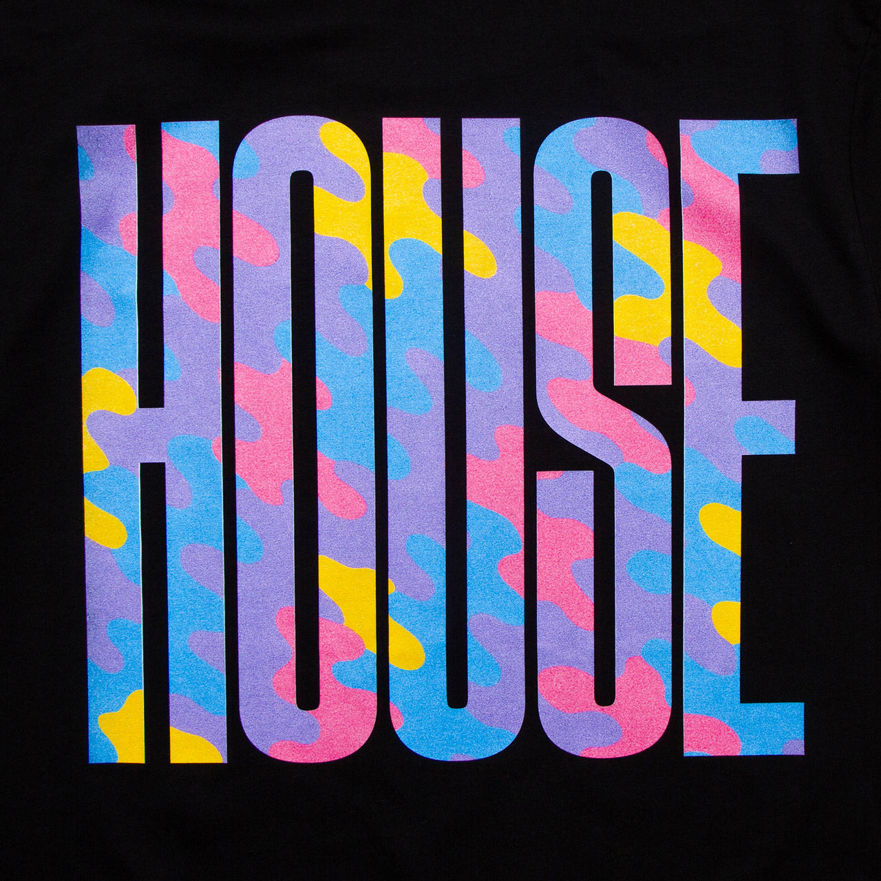 Haze Higher House Back Print - Tshirt - Black