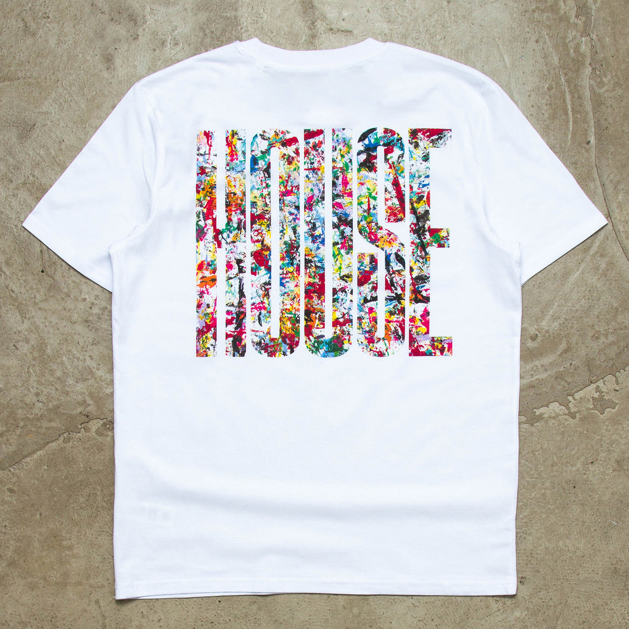 Adams Art Higher House Back Print - Tshirt - White