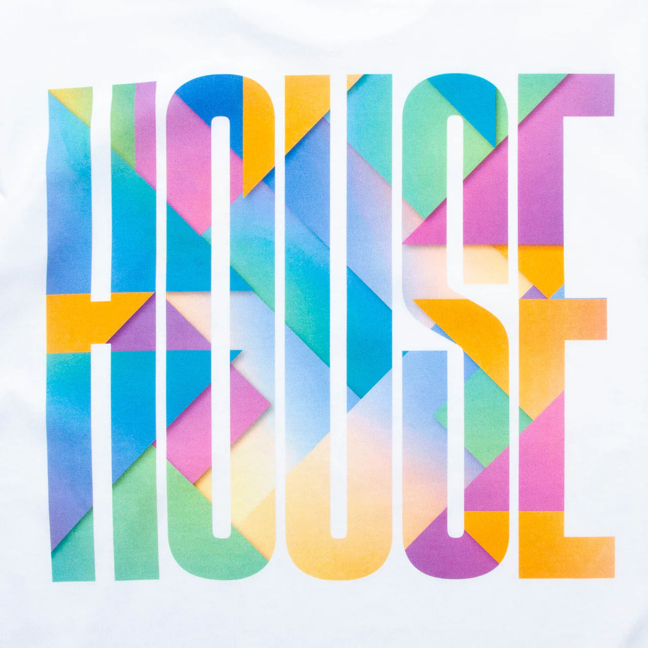 Solstice Higher House Back Print - Tank Tshirt - White