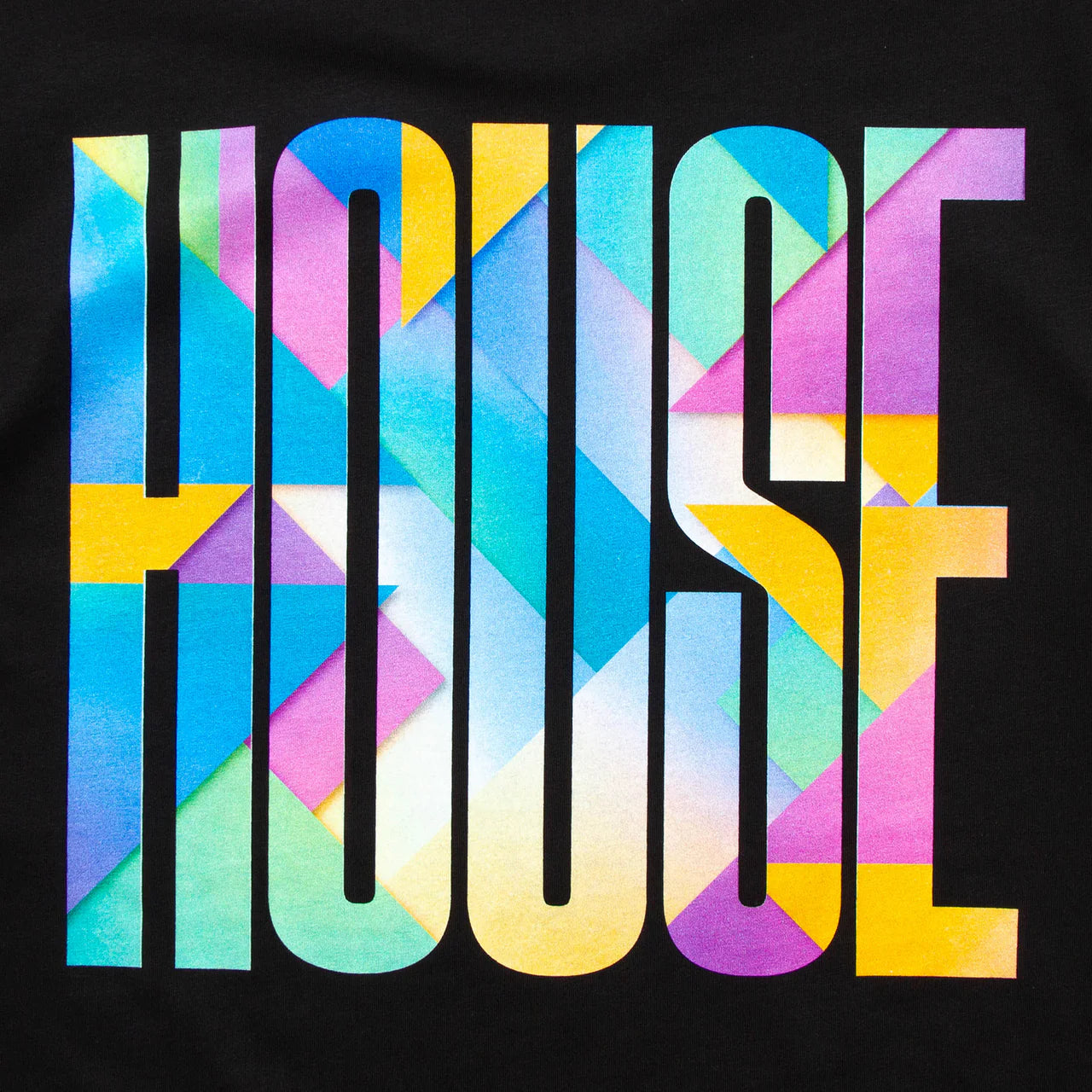 Solstice Higher House Back Print - Tank Tshirt - Black