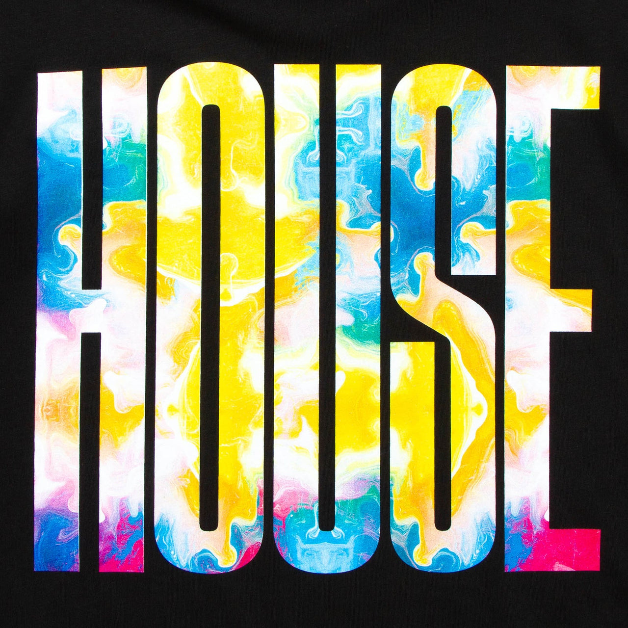 Crest Flow Higher House - Tshirt - Black