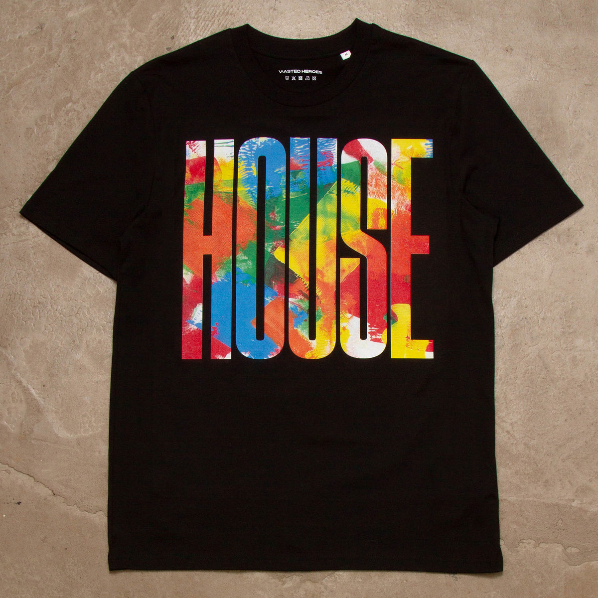 Revolve Higher House Front Print - Tshirt - Black
