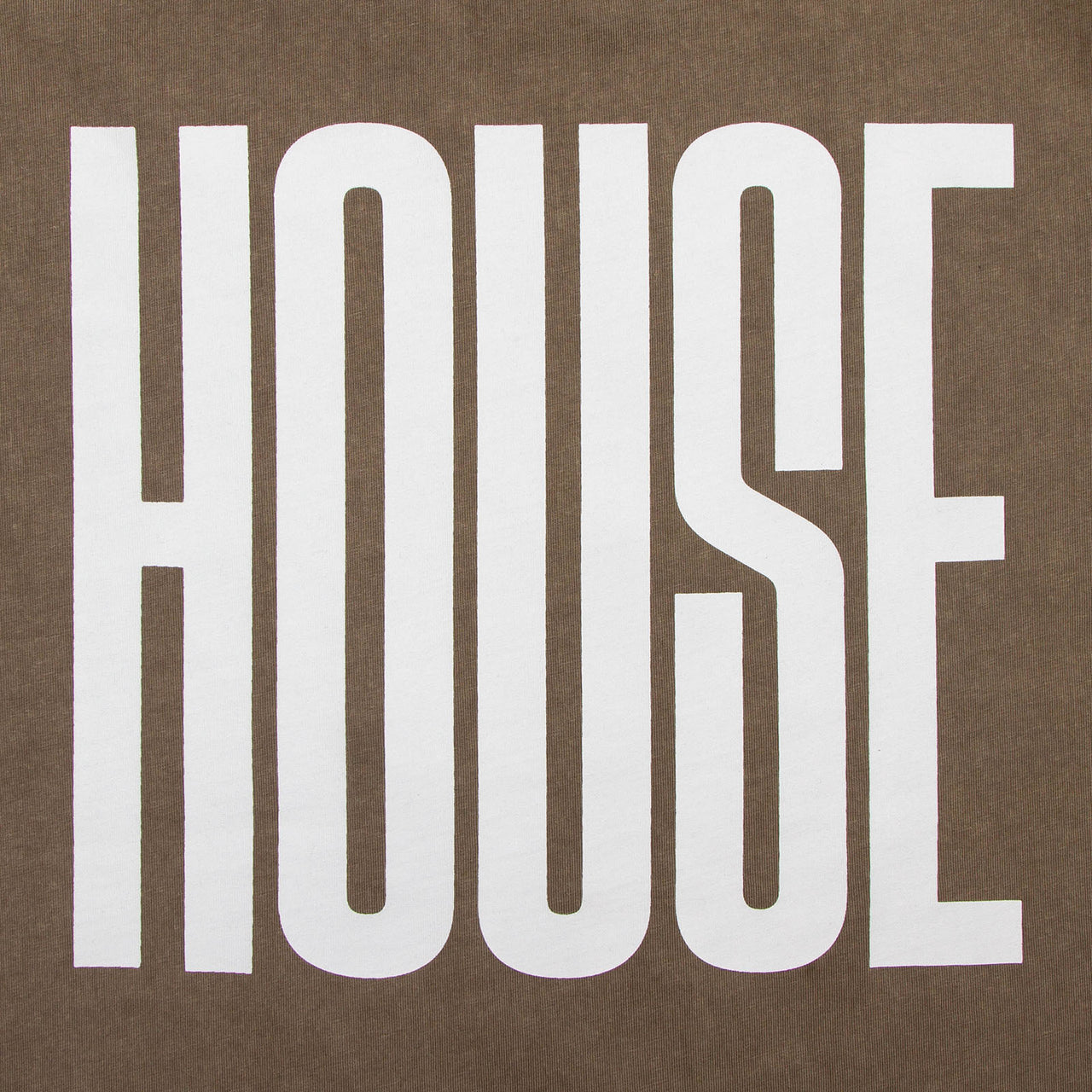 Higher House Back Print - Oversized Tshirt - Sand Acid Wash