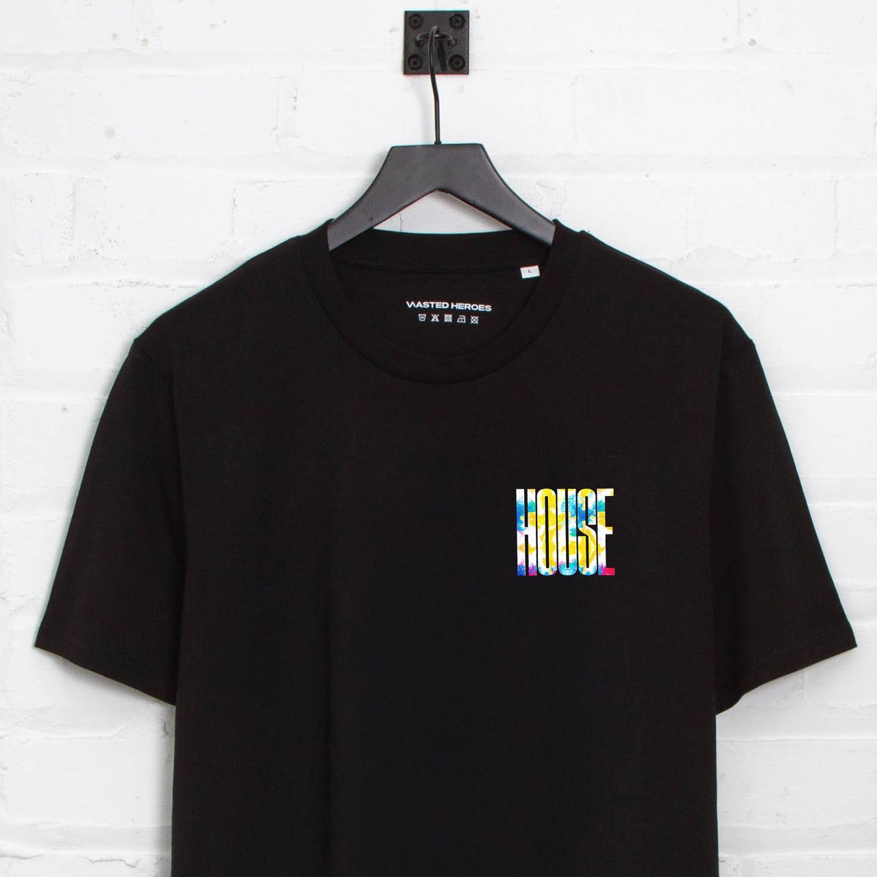 Crest Flow Higher House - Tshirt - Black