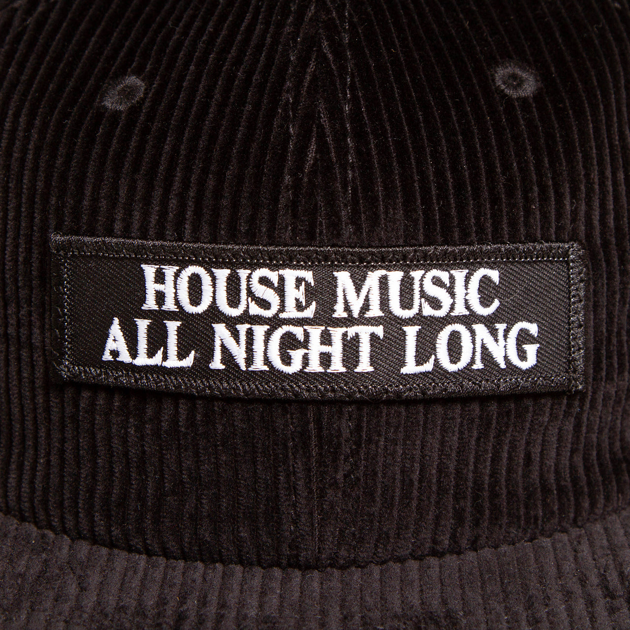 House Music - Cord Cap - Black