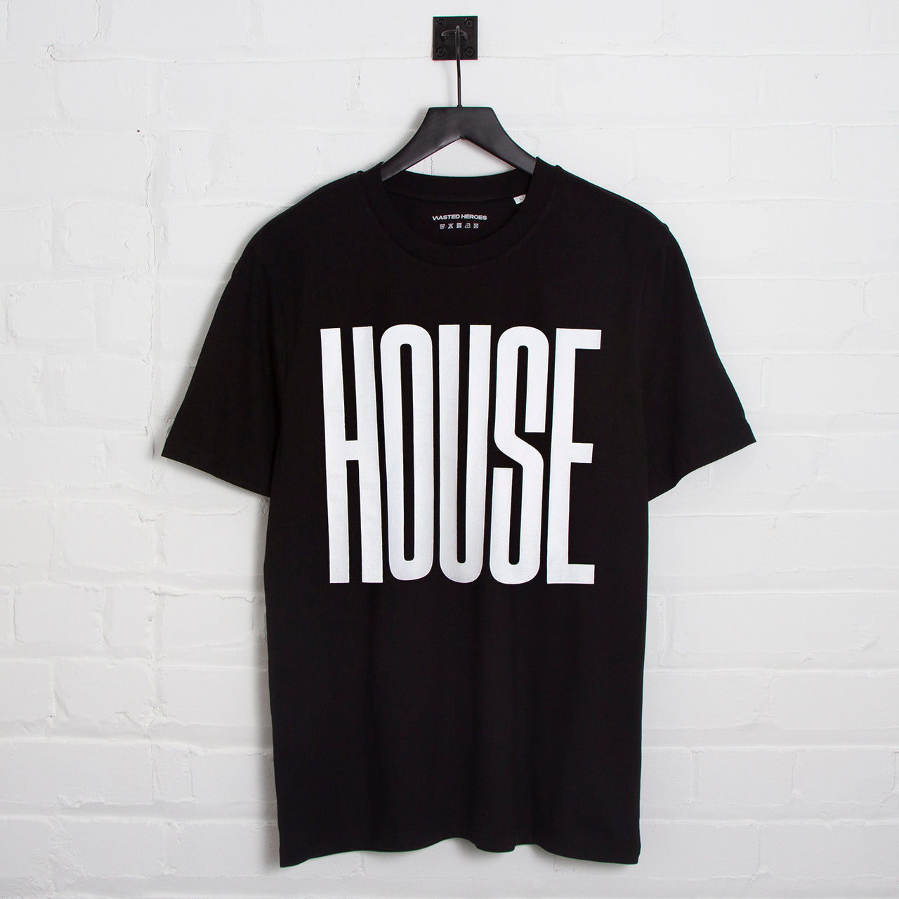 Higher House Front Print - Tshirt - Black