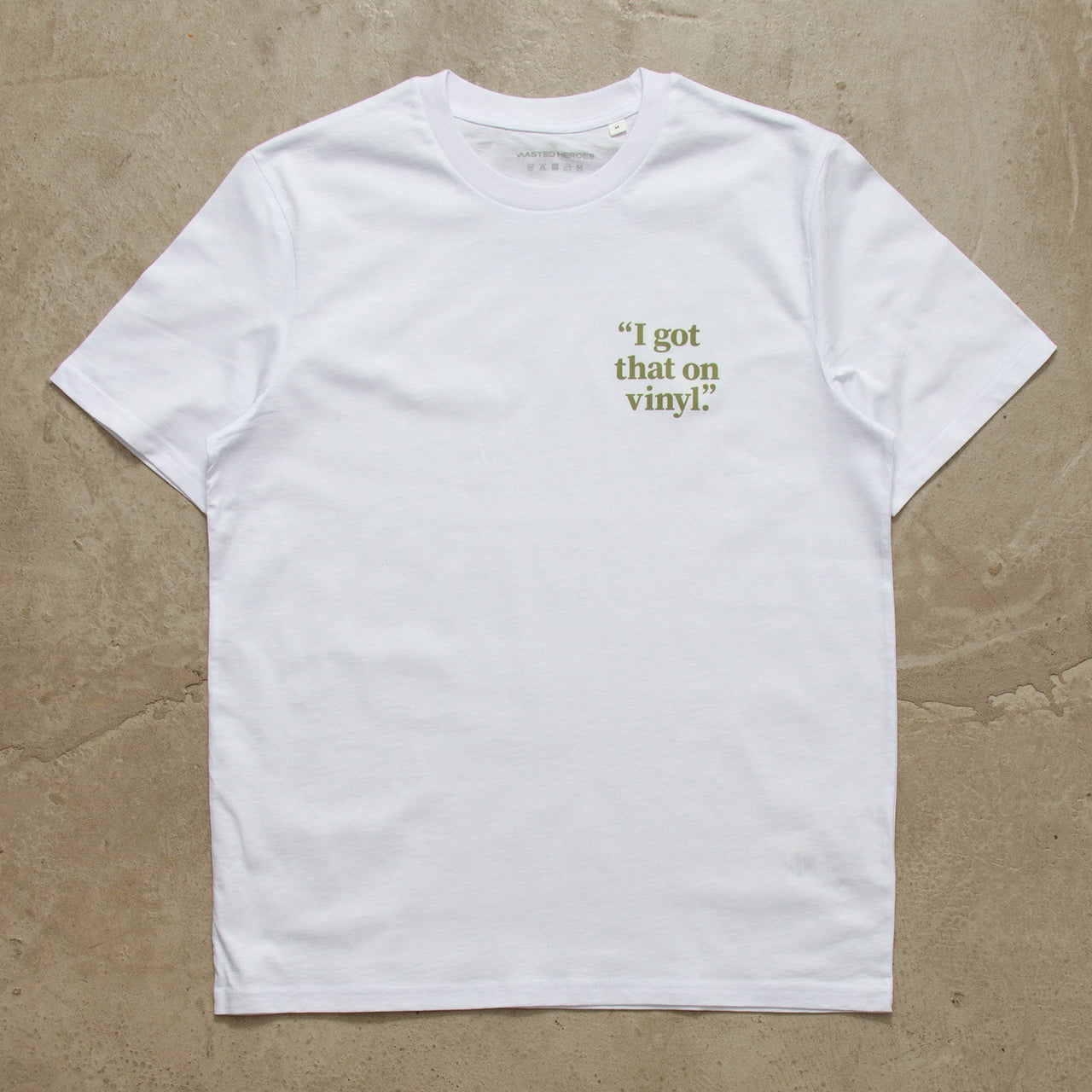 Crest I Got That Vinyl Green - Tshirt - White