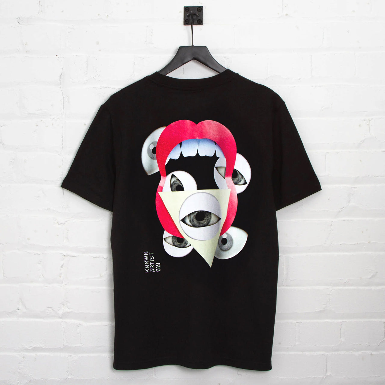 Known Artist 019 Back Print - Tshirt - Black