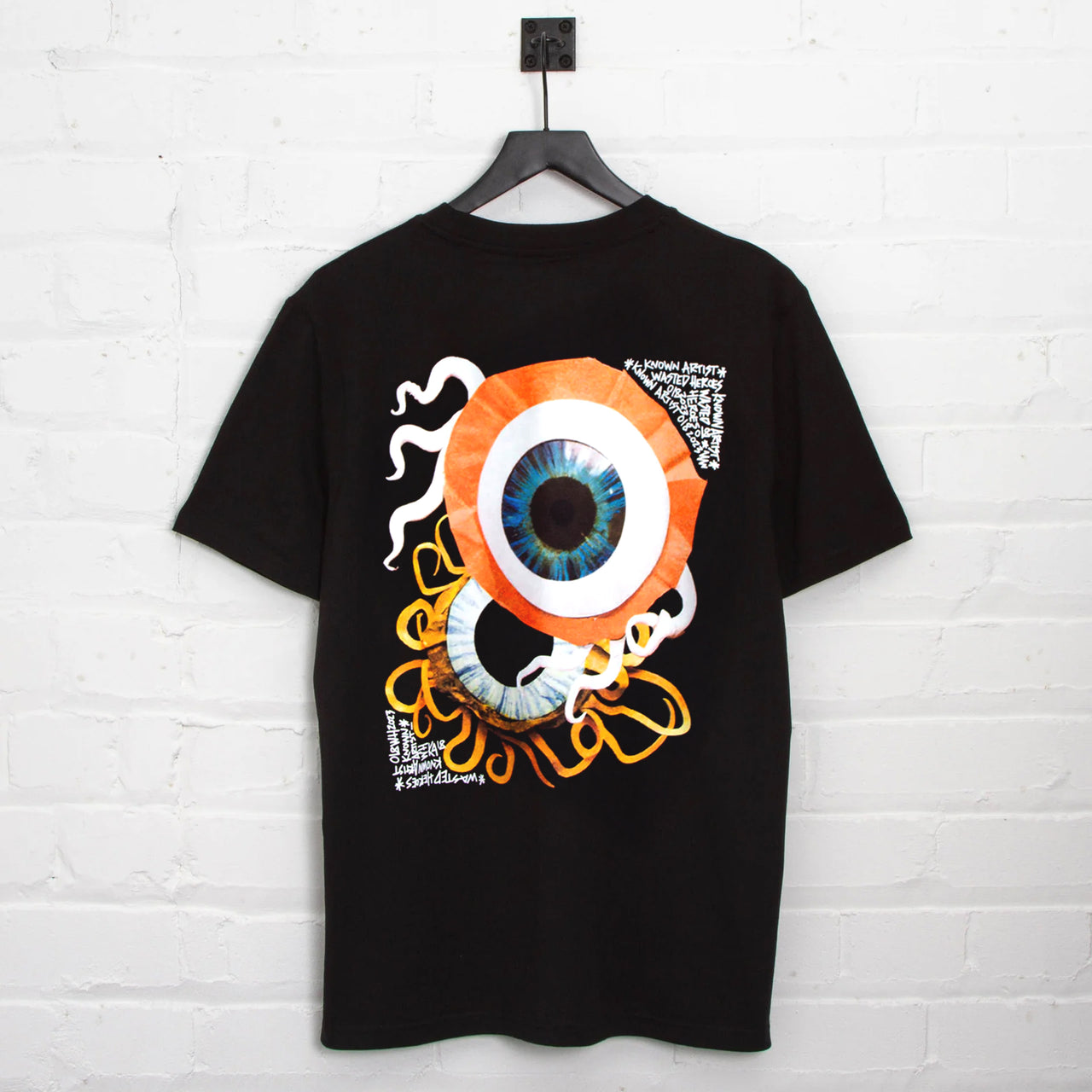 Known Artist 018 Back Print - Tshirt - Black