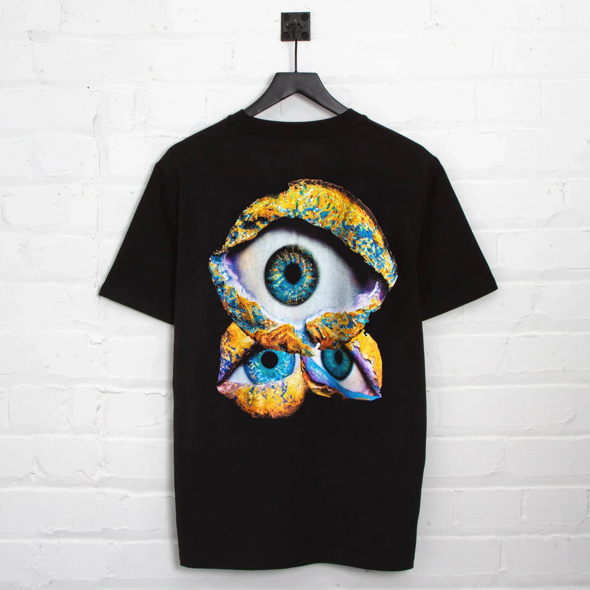 Eye Back Print - Tshirt - Black