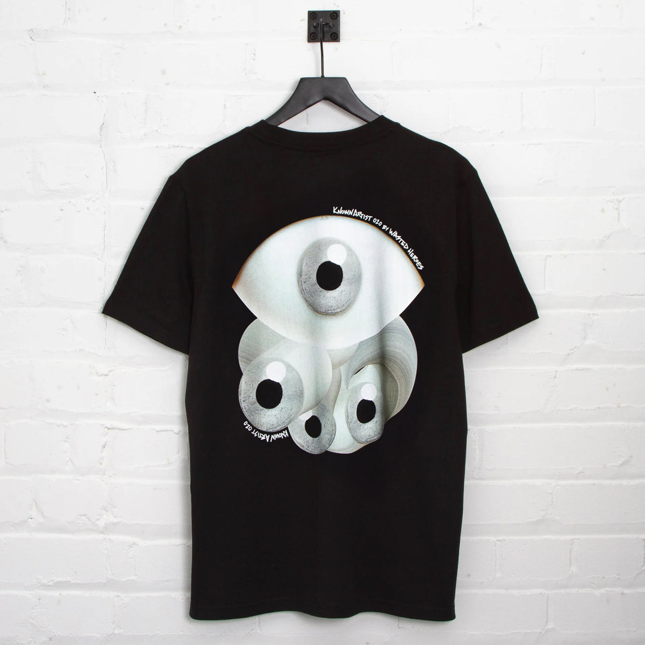 Known Artist 020 Back Print - Tshirt - Black