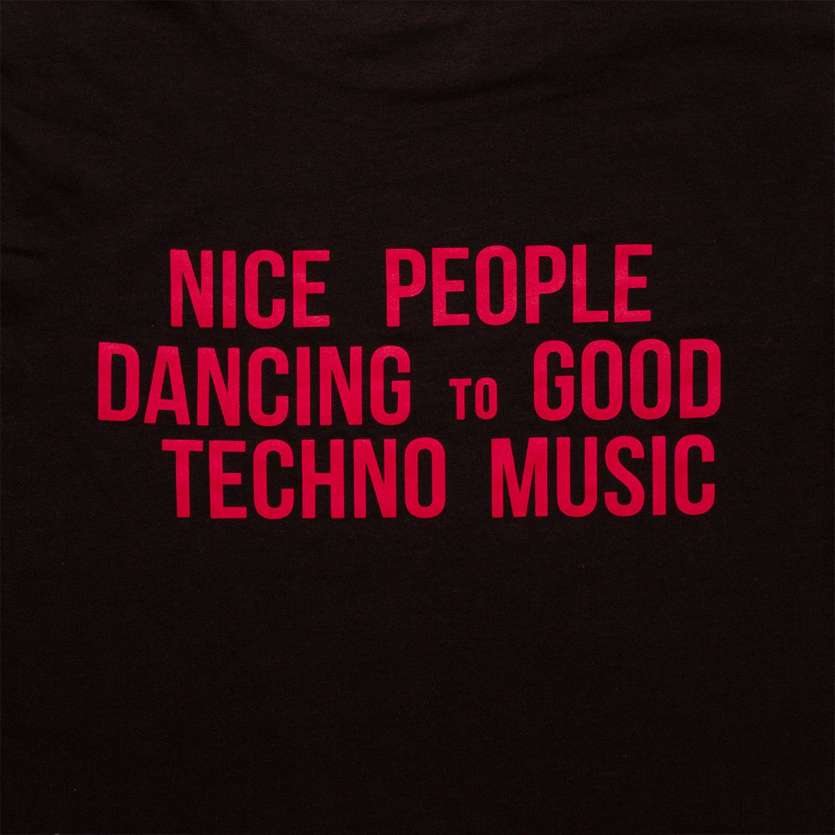 Peoples Techno  - Oversized Tshirt - Black