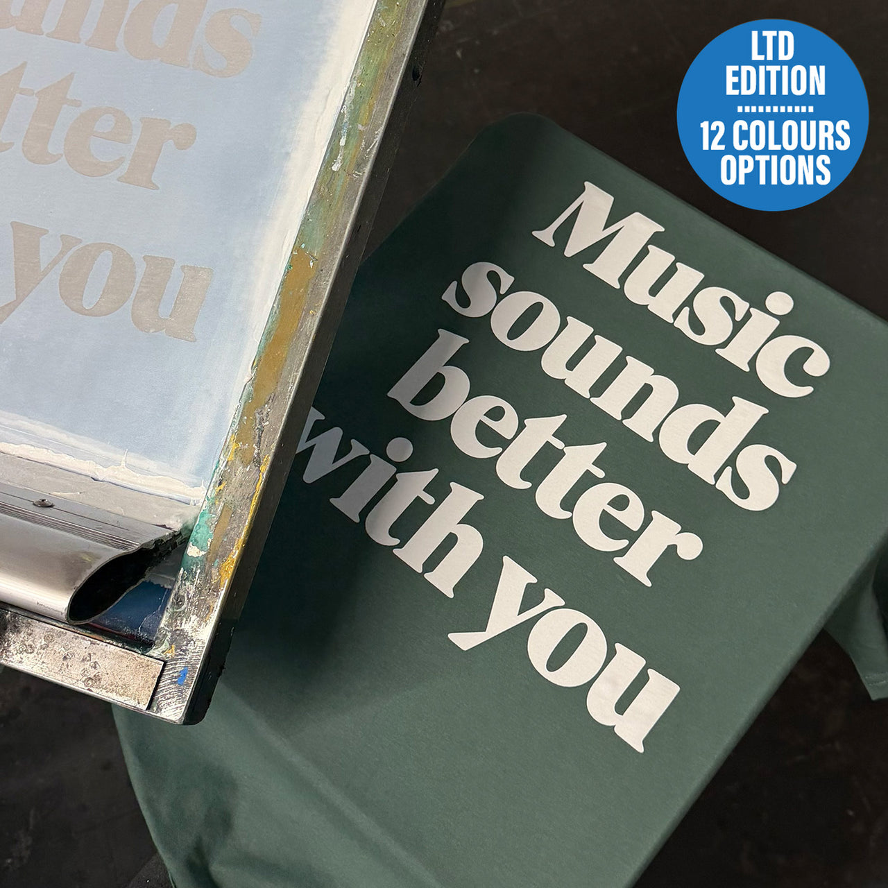 Music Sounds 2 Ltd Edition - Tshirt - Custom Colour