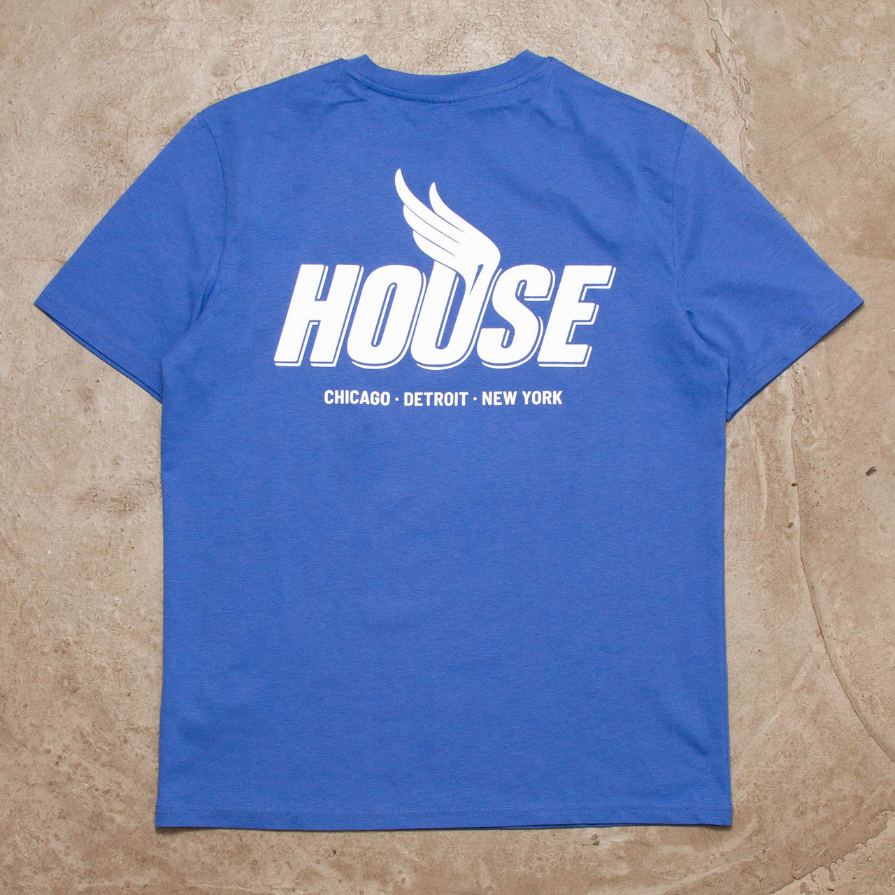 Peak House Back Print - Tshirt - Blue