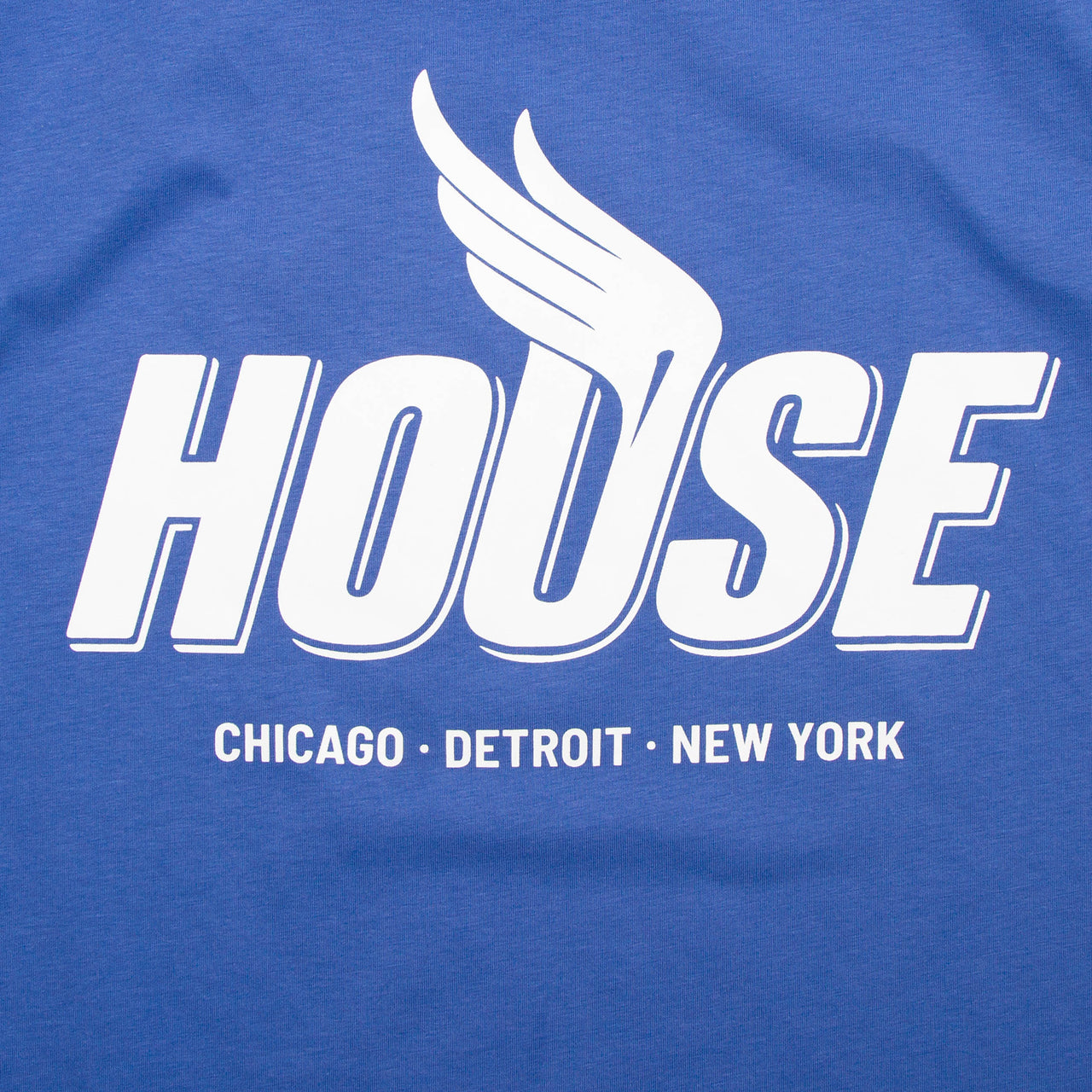 Peak House Back Print - Tshirt - Blue