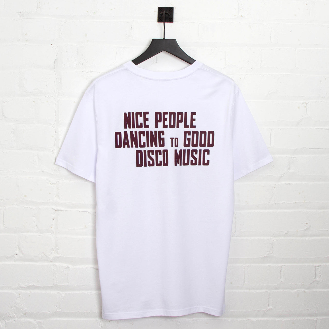 Disco People Back Print white - Tshirt - White
