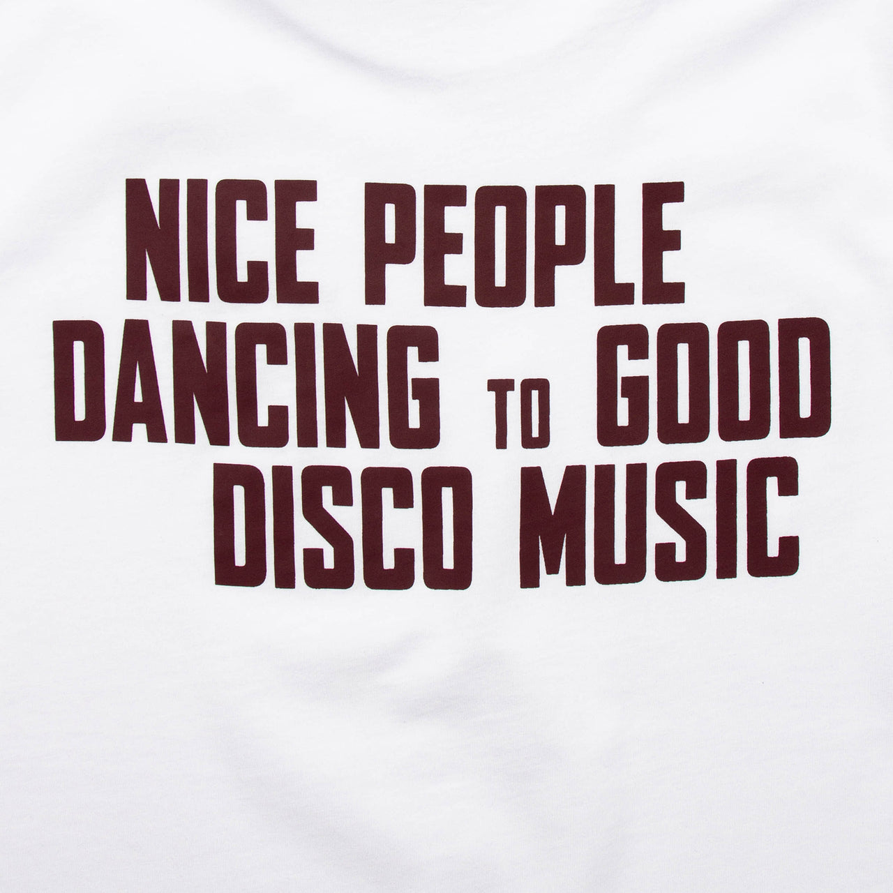 Disco People Back Print white - Tshirt - White