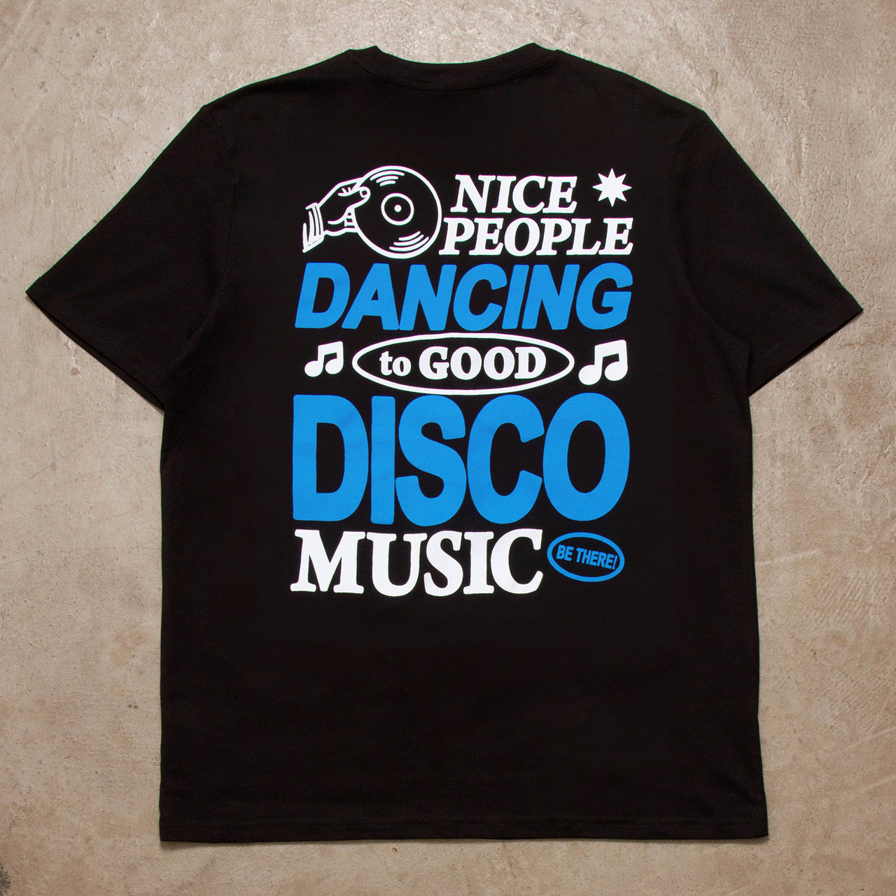 Flyer Peoples Disco Back Print - Tshirt - Black