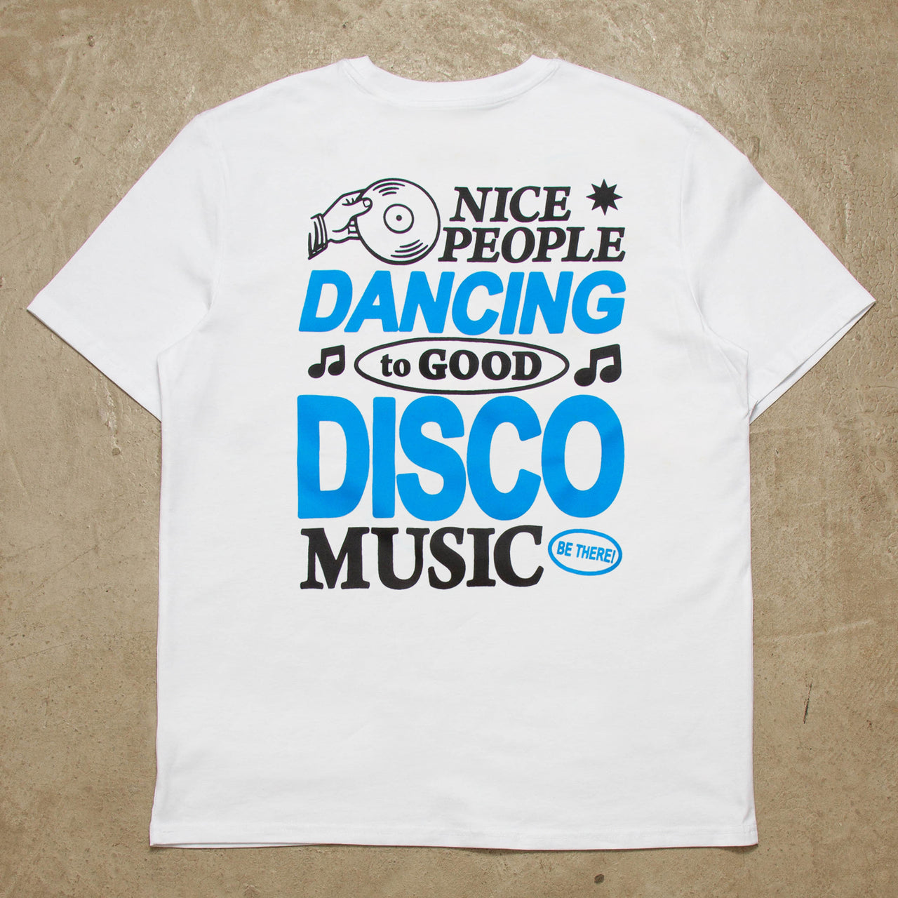 Flyer Peoples Disco Back Print - Tshirt - White