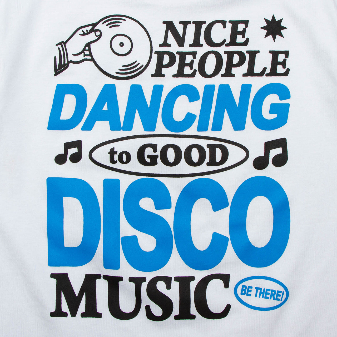 Flyer Peoples Disco Back Print - Tshirt - White
