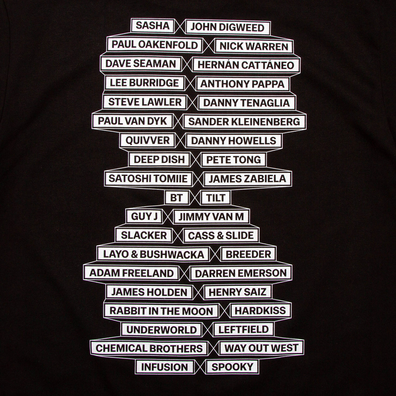 WH Progressive House Legacy Back Print - Tshirt - Black