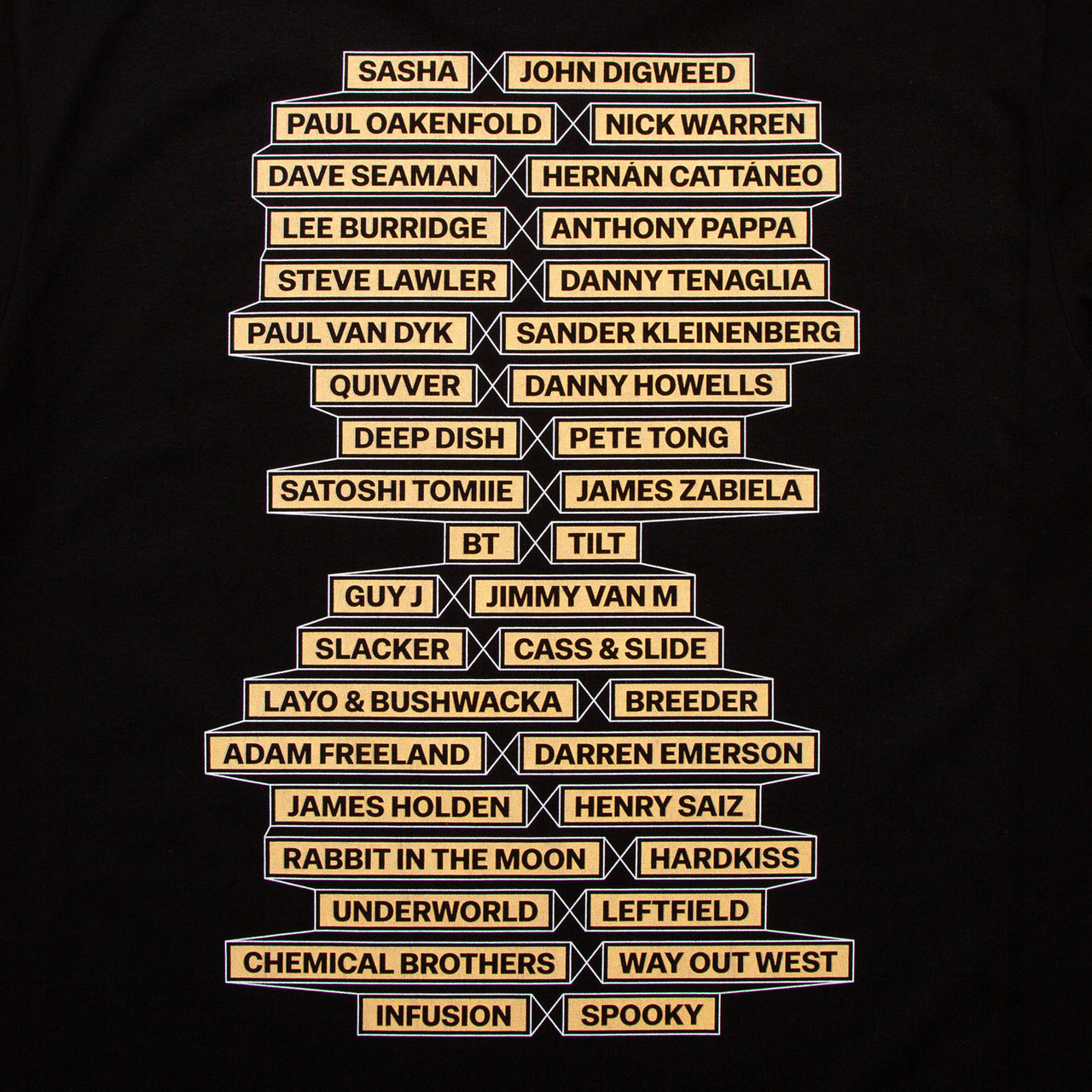 T Progressive House Legacy Back Print - Tshirt - Black