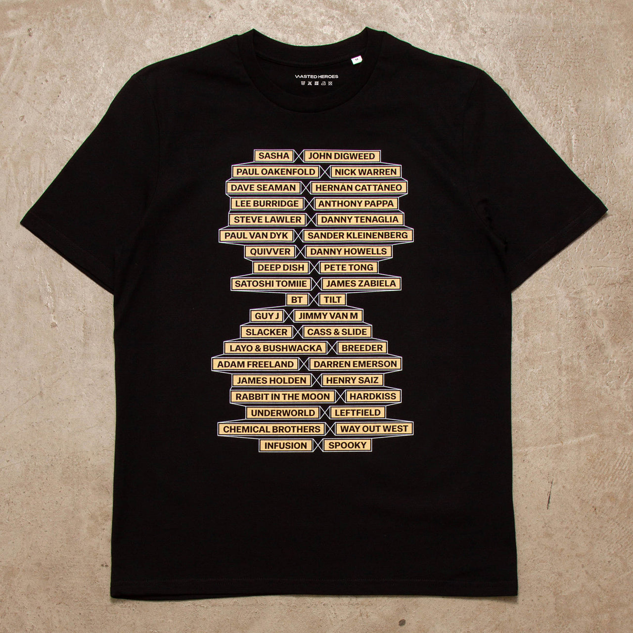 T Progressive House Legacy Front Print - Tshirt - Black