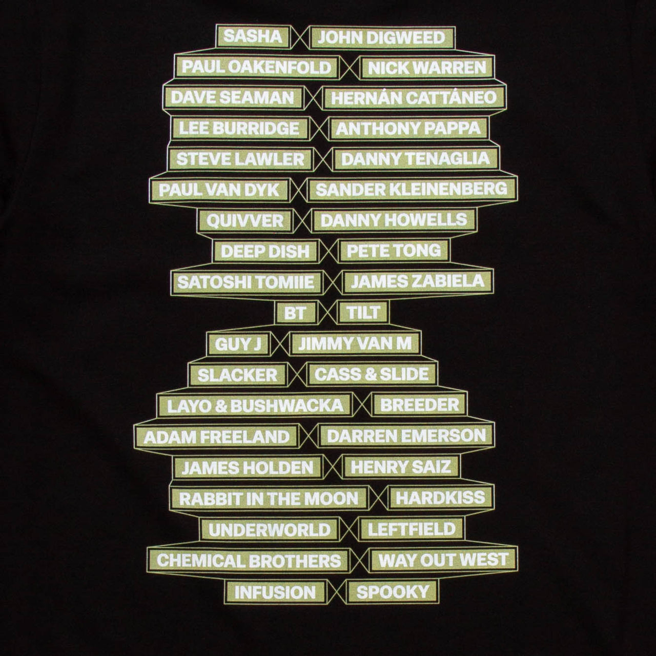 G Progressive House Legacy Back Print - Tshirt - Black