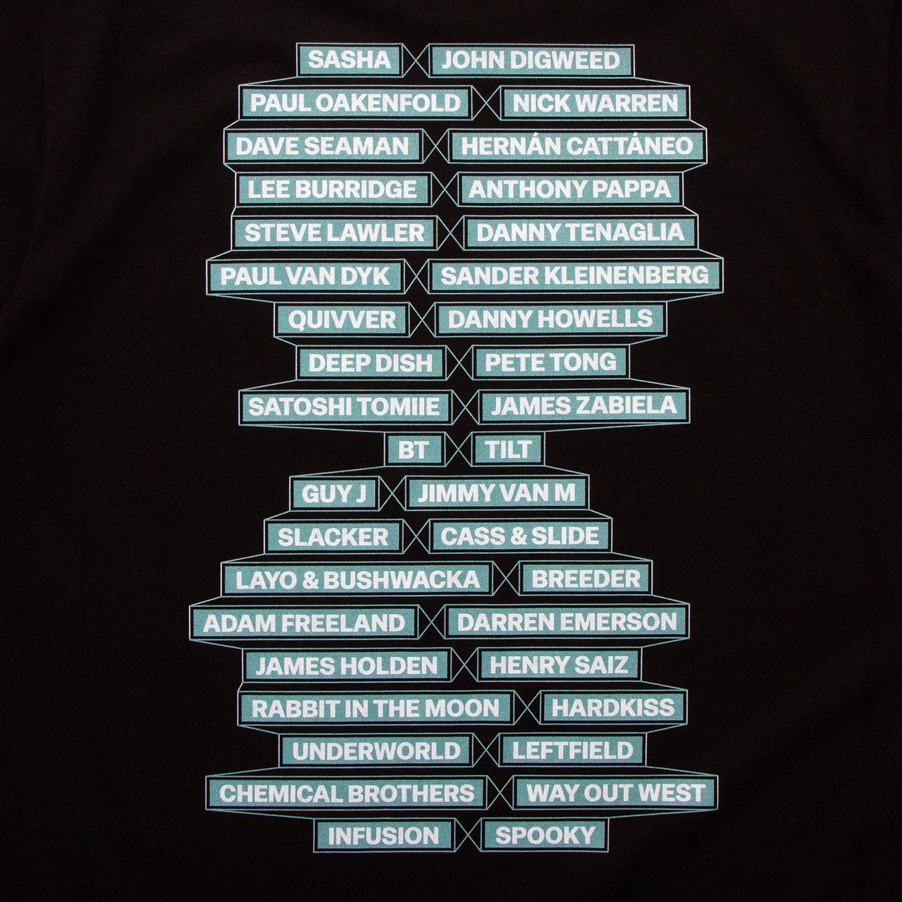 B Progressive House Legacy Back Print - Tshirt - Black