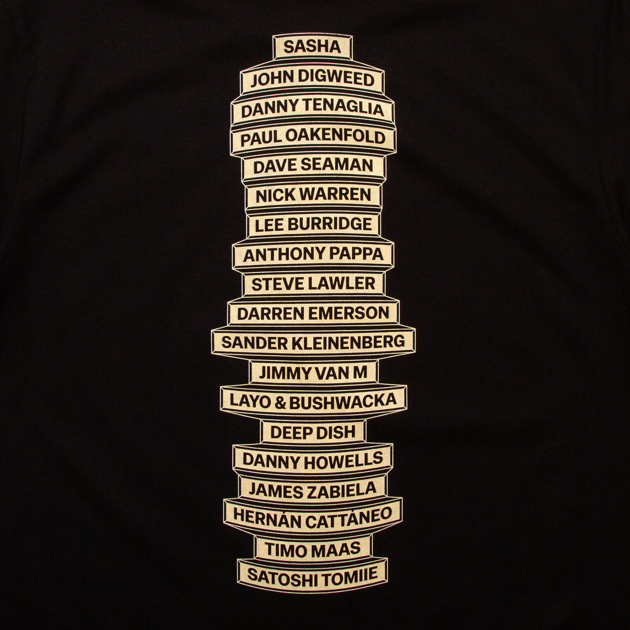 T Progressive House Architects Back Print - Tshirt - Black