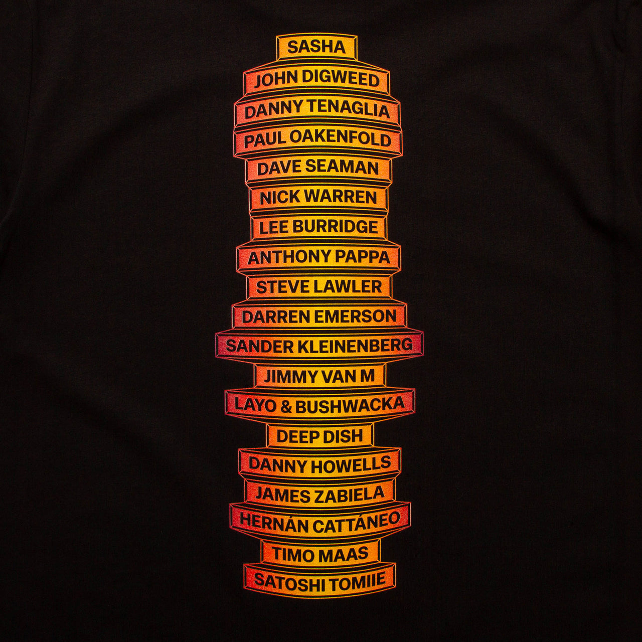 OG Progressive House Architects Back Print - Tshirt - Black