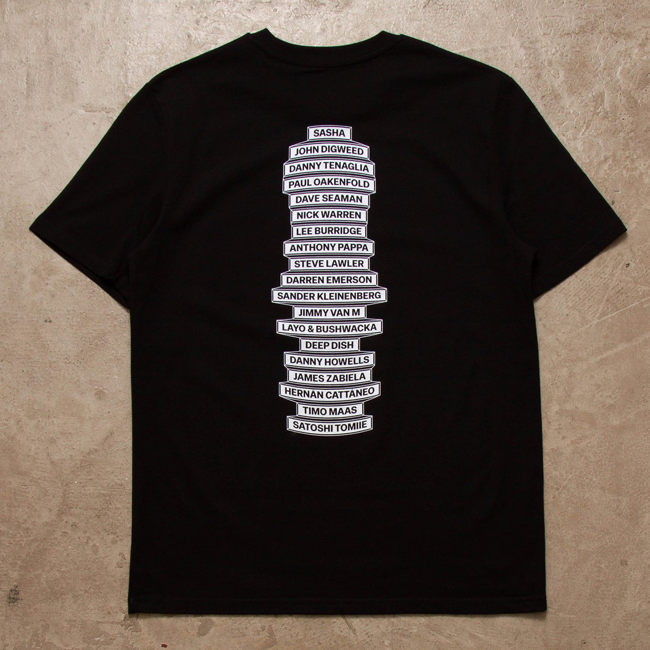 W Progressive House Architects Back Print - Tshirt - Black