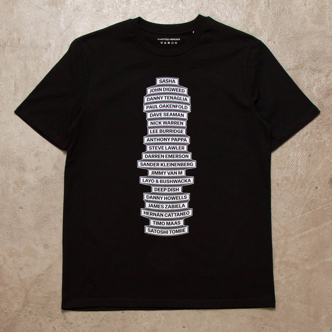 W Progressive House Architects Front Print - Tshirt - Black