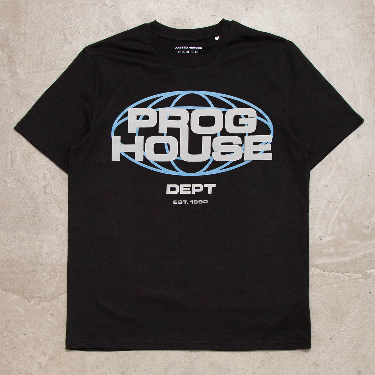 Prog House Dept Front Print - Tshirt - Black