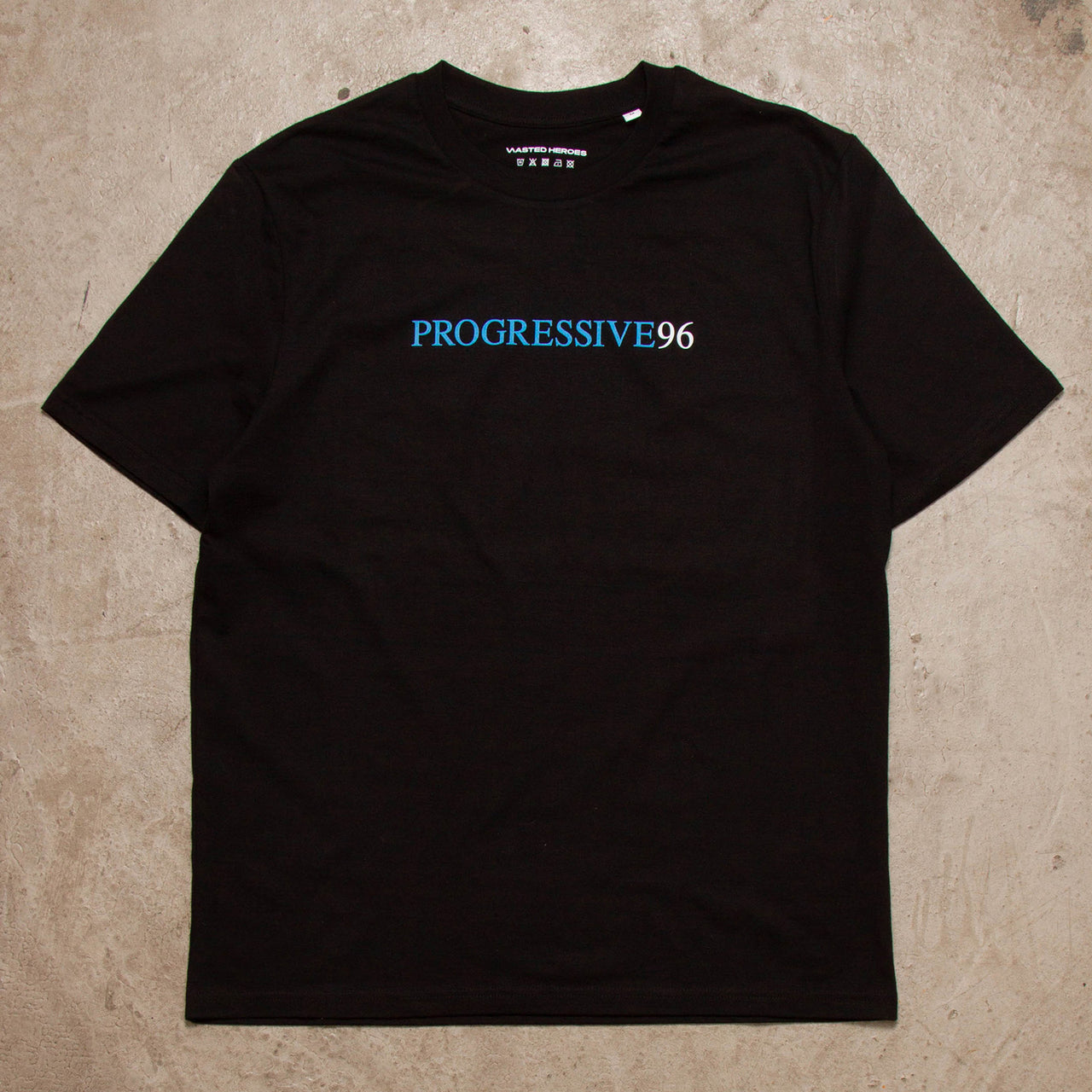 Progressive96 Front Print - Tshirt - Black
