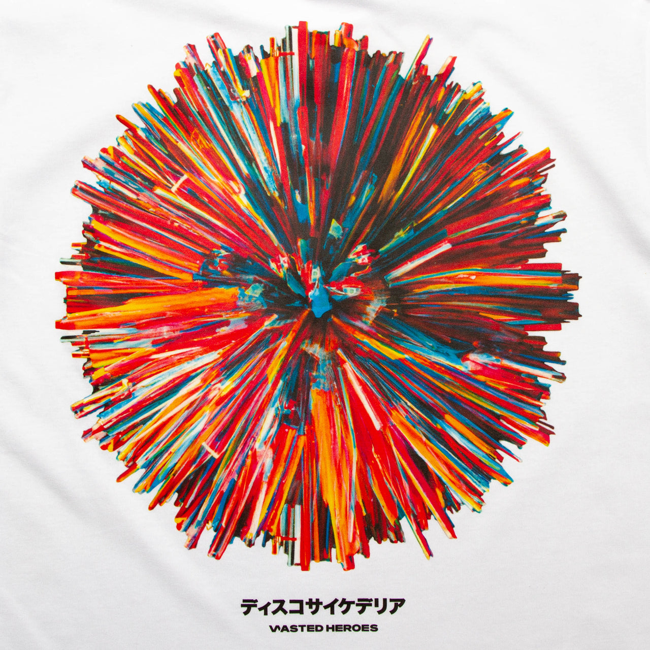 024 Disco Psychedelia Back Print - Tshirt - White