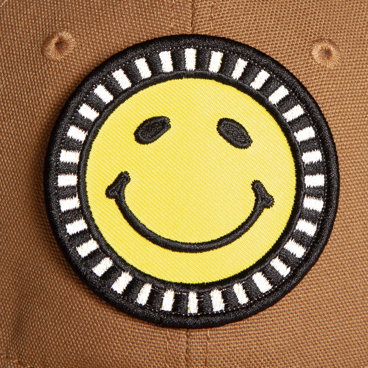 Smiley - Canvas Cap - Sand