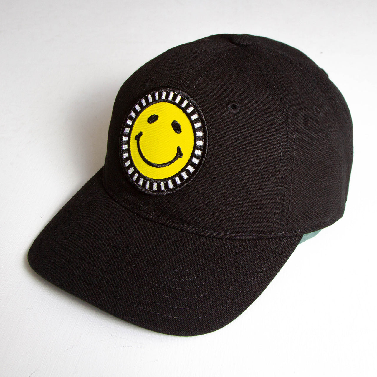 Smiley - Canvas Cap - Black
