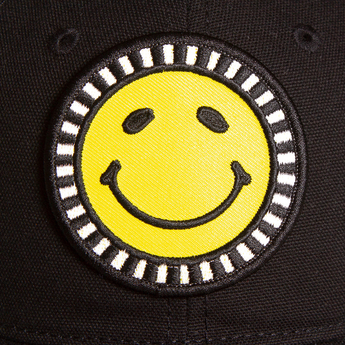 Smiley - Canvas Cap - Black