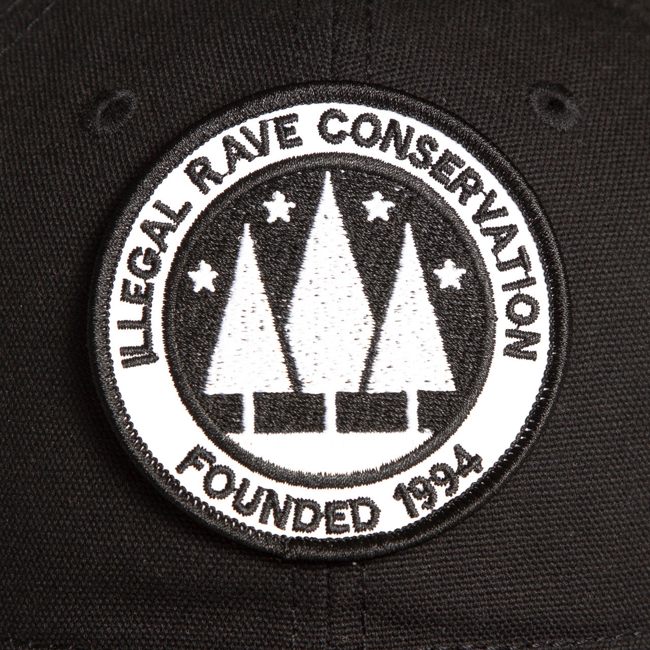 Illegal Rave - Canvas Cap - Black