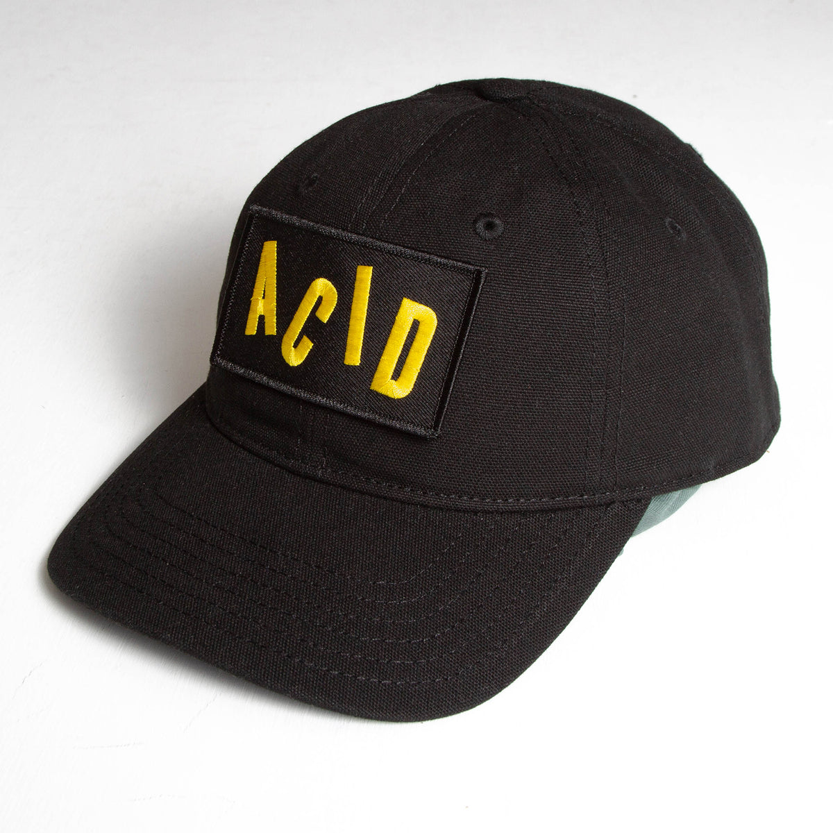 Acid Letter - Canvas Cap - Black