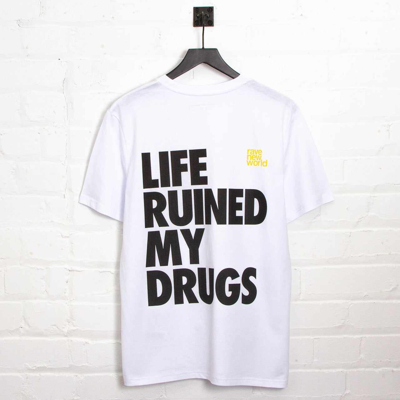 RNW Life Back Print - Tshirt - White