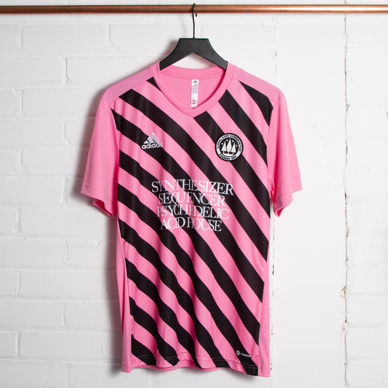 Wasted Heroes FC Entrada 22 - Training Jersey - Striped Pink Glow Rave