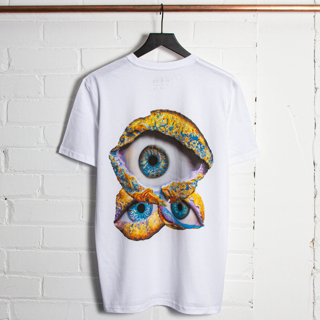 Eye Back Print - Tshirt - White