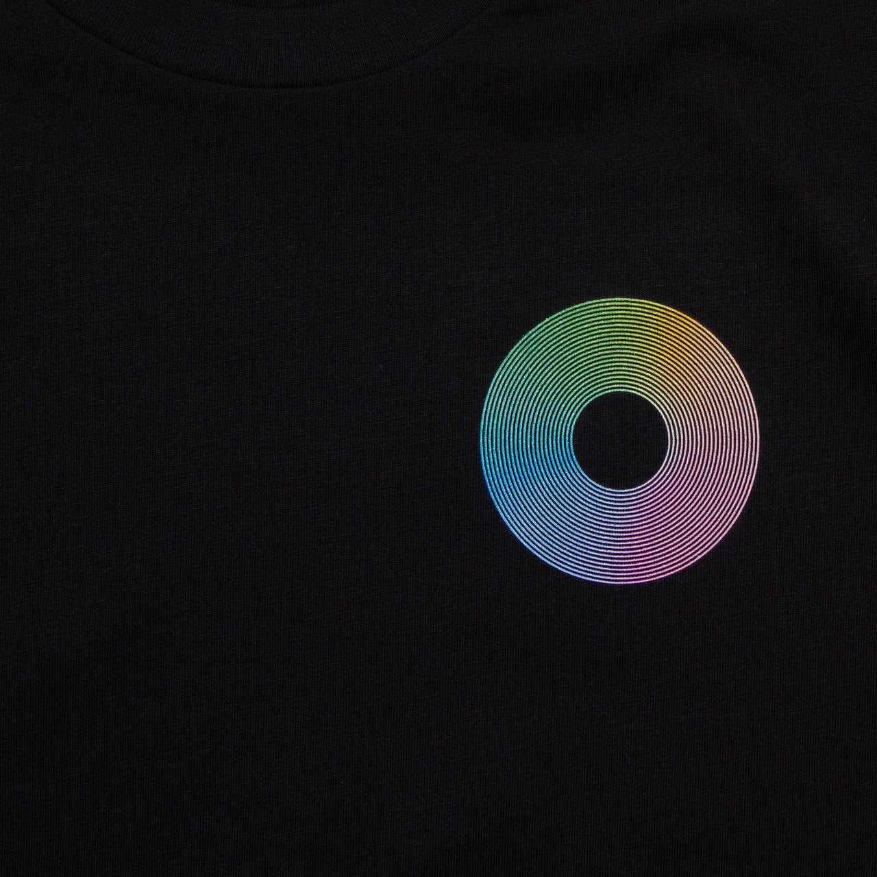 Crest BF Vinyl Yellow - Tshirt - Black