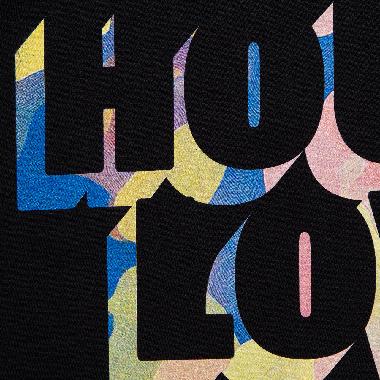 BF Yellow House Love Disco Back Print - Tshirt - Black