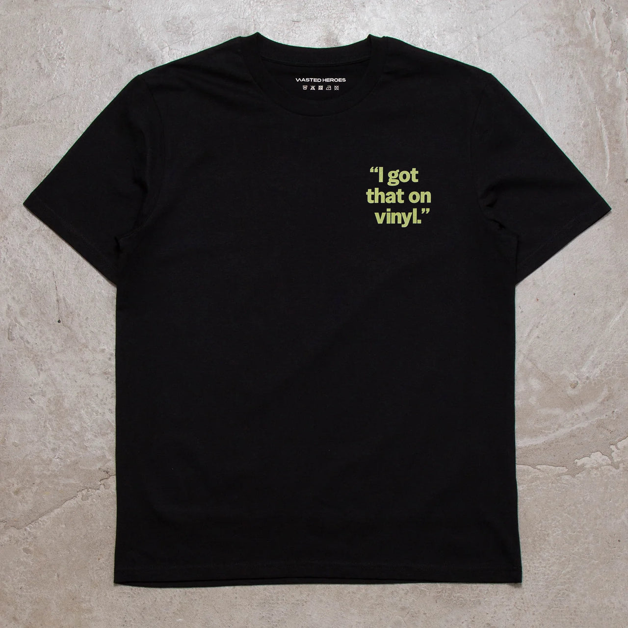 Crest I Got That Vinyl Green - Tshirt - Black