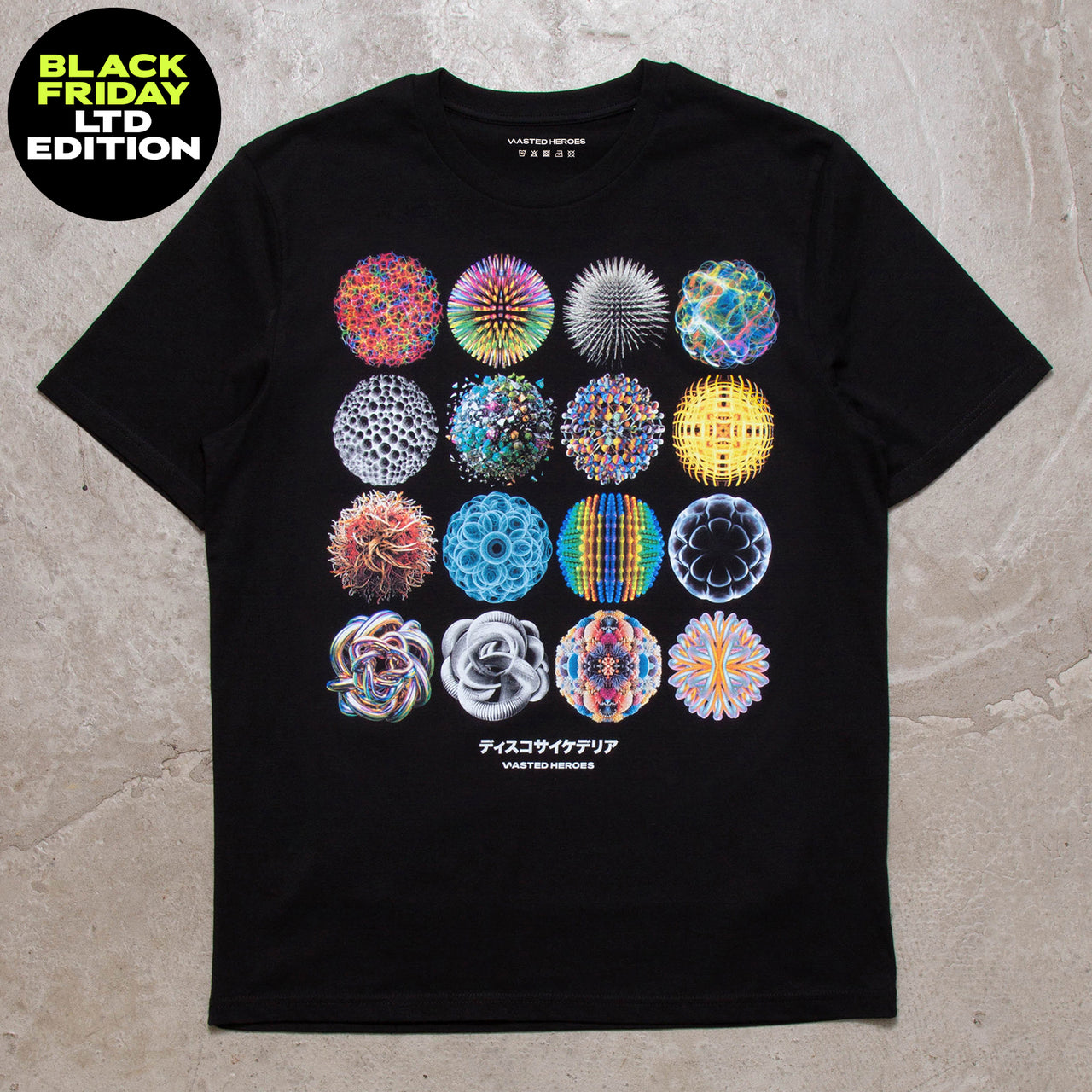 BF Orb System Front Print - Tshirt - Black